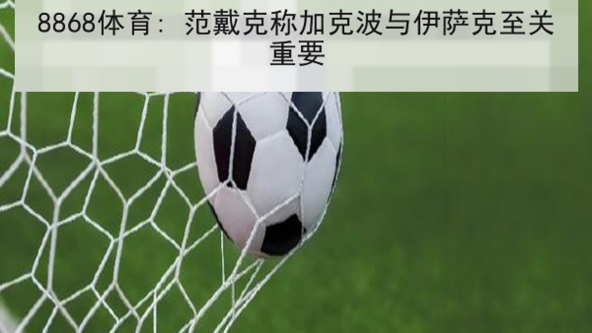 8868体育: 范戴克称加克波与伊萨克至关重要